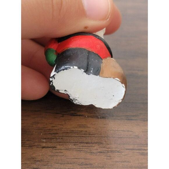 AL 1987 mini Santa toy sack Jolly Happy Village accessory Xmas decor - Picture 5 of 5